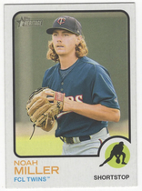 2022 Topps Heritage Minor League #82 Noah Miller