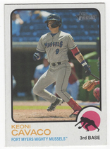 2022 Topps Heritage Minor League #88 Keoni Cavaco