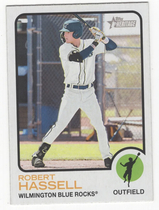 2022 Topps Heritage Minor League #111 Robert Hassell