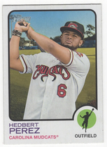 2022 Topps Heritage Minor League #175 Hedbert Perez