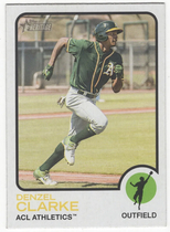 2022 Topps Heritage Minor League #197 Denzel Clarke