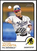 2022 Topps Heritage Minor League #217 Victor Acosta