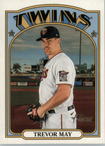 2021 Topps Heritage #350 Trevor May