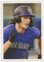 2022 Topps Heritage Minor League 1973 Topps 1953 Reprint #RPA-15 Benny Montgomery