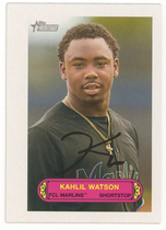 2022 Topps Heritage Minor League 1973 Topps Baseball Pin-Up #73PU-3 Kahlil Watson