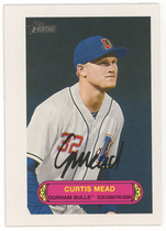 2022 Topps Heritage Minor League 1973 Topps Baseball Pin-Up #73PU-15 Curtis Mead