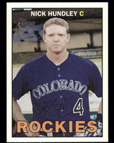 2016 Topps Heritage #5 Nick Hundley