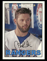 2016 Topps Heritage #65 Nick Martinez