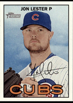 2016 Topps Heritage #87 Jon Lester
