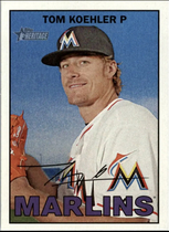 2016 Topps Heritage #408 Tom Koehler