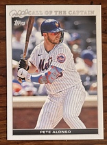 2022 Topps X Derek Jeter Call of the Captain #4 Pete Alonso