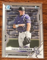 2021 Bowman Chrome Draft #BDC-66 Hunter Goodman