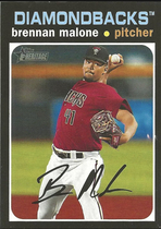 2020 Topps Heritage Minor League #75 Brennan Malone