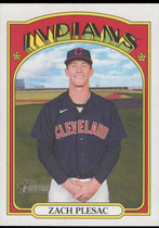 2021 Topps Heritage High Number #701 Zach Plesac