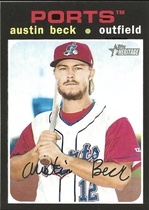 2020 Topps Heritage Minor League #94 Austin Beck