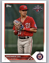 2023 Topps Pro Debut #PD-128 Brenner Cox