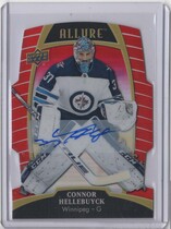 2019 Upper Deck Allure Red Rainbow Autos #20 Connor Hellebuyck