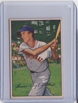 1952 Bowman Base Set #6 Red Stallcup