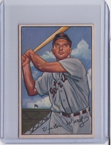 1952 Bowman Base Set #39 Vic Wertz