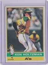 1976 Topps Base Set #115 Ken Holtzman