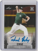2020 Leaf Draft Autos #BA-TR1 Tekoah Roby