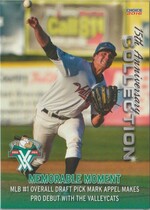 2016 Choice Tri-City ValleyCats 15th Anniversary #34 Mark Appel