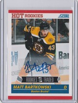2010 Score Signatures #654 Matt Bartkowski