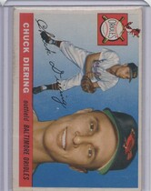 1955 Topps Base Set #105 Chuck Diering