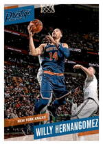 2017 Panini Prestige #65 Willy Hernangomez