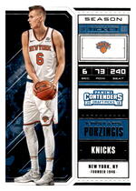 2018 Panini Contenders Draft Picks #36 Kristaps Porzingis
