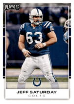 2017 Playoff Base Set #193 Jeff Saturday