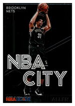 2019 Panini NBA Hoops Premium Stock NBA City #17 Jarrett Allen