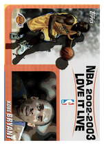 2003 Topps Love it Live #LL-KB Kobe Bryant