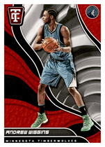 2017 Panini Totally Certified #96 Andrew Wiggins