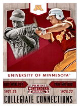 2015 Panini Contenders Collegiate Connections #4 Dave Winfield|Paul Molitor