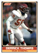 1990 Score Young Superstars #13 Derrick Thomas