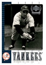 2000 Upper Deck Yankees Legends #22 Joe Gordon