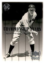 2000 Upper Deck Yankees Legends #75 Spud Chandler