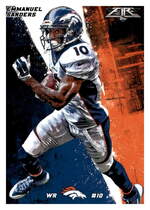 2015 Topps Fire #5 Emmanuel Sanders