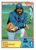 1983 Topps Base Set #394 Pete Vuckovich