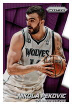 2014 Panini Prizm Prizm Purple Die-Cut #70 Nikola Pekovic