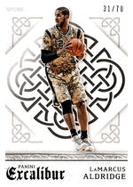 2015 Panini Excalibur Silver #127 Lamarcus Aldridge