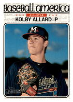 2017 Topps Heritage Minor League Baseball America All-Stars #BA-KA Kolby Allard