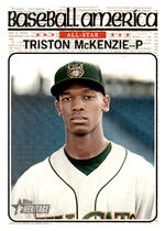 2017 Topps Heritage Minor League Baseball America All-Stars #BA-TM Triston Mckenzie