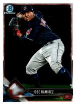 2018 Bowman Chrome #95 Jose Ramirez