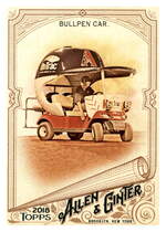 2018 Topps Allen & Ginter #18 Bullpen Car