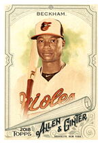 2018 Topps Allen & Ginter #230 Tim Beckham