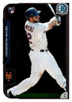 2015 Bowman Chrome #163 Kevin Plawecki