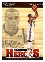 2012 Panini Prestige Hardcourt Heroes #18 Russell Westbrook