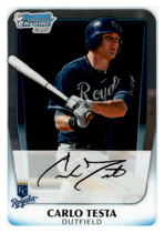 2011 Bowman Chrome Prospects #BCP9 Carlo Testa